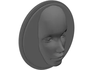 Face Disk 3D Model