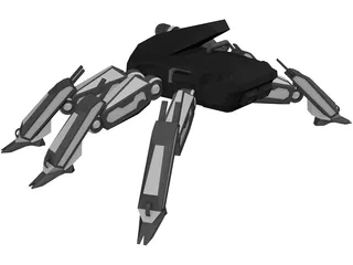 Mecha Spider 3D Model