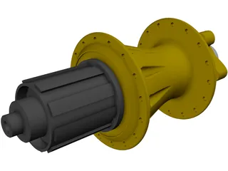 MTB Rear Freehub 3D Model