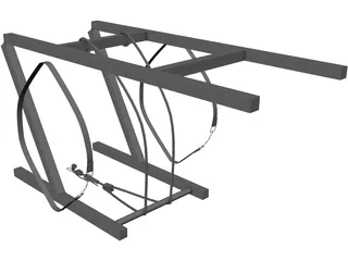 Liferaft Holder 3D Model