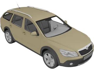 Skoda Octavia Scout 3D Model