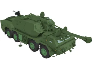 ShKH vz.2000 Dana 155mm 3D Model