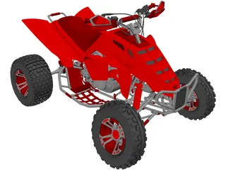 Quad Bike 3D Model