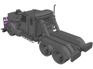 Peterbilt 359 Monster 3D Model