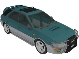 Subaru Impreza Wagon (1997) 3D Model