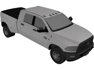 Dodge Ram 3500 Heavy Duty Mega Cab (2009) 3D Model