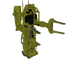 Alien Robot 3D Model