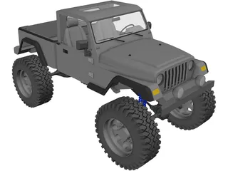 Jeep Brute Pickup (2011) 3D Model