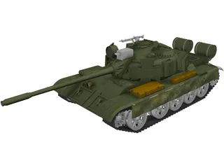 T-55AM2 3D Model