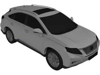 Lexus RX450h (2011) 3D Model
