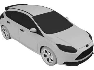 Ford Focus ST (2012) 3D Model