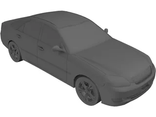 Toyota Mark II (2001) 3D Model