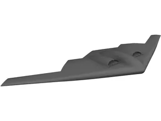 B2 Stealth Bomber 3D Model