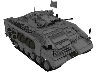 Warrior MCV UN 3D Model