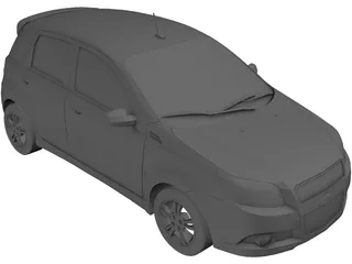 Chevrolet Aveo Hatchback 3D Model