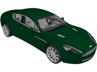 Aston Martin Rapide (2010) 3D Model