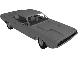 Dodge Challenger RT (1970) 3D Model