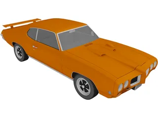 Pontiac GTO (1970) 3D Model