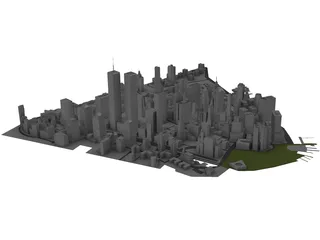 Lower Manhattan 3D Model
