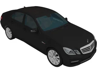 Mercedes-Benz E-Class 63 AMG (W212) 3D Model