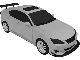 Lexus IS350 (2006) 3D Model