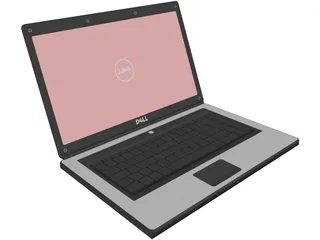 Dell Inspiron Laptop 3D Model