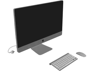 Apple iMac 27 inch 3D Model