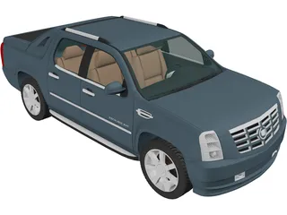 Cadillac Escalade EXT (2007) 3D Model