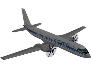 Ilyushin IL-114 3D Model