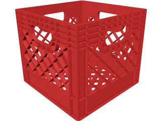 Milk Crate 3D Model