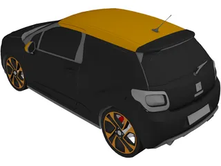 Citroen DS3 (2011) 3D Model