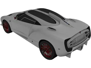 Spyker C12 Zagato 3D Model