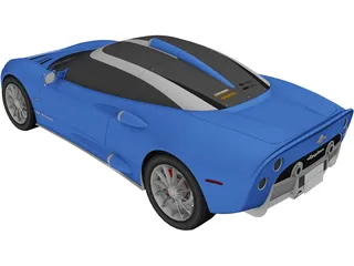 Spyker C8 Aileron 3D Model