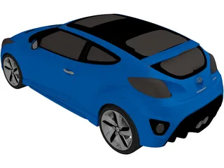 Hyundai Veloster (2012) 3D Model