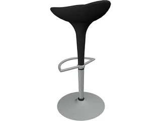 High Barstool 3D Model