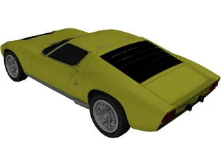 Lamborghini Miura P400 3D Model