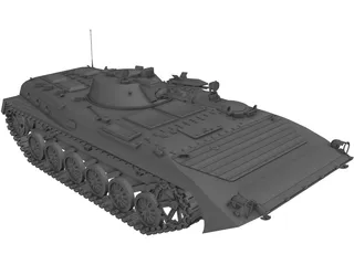 BMP Battle Infantry Vehicle 3D Model