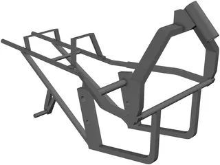 Suzuki Katana 600 Frame 3D Model