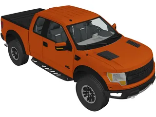 Ford F-150 SVT Raptor (2011) 3D Model