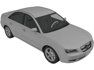 Hyundai Sonata (2007) 3D Model