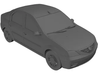 Renault/Dacia Logan (2005) 3D Model