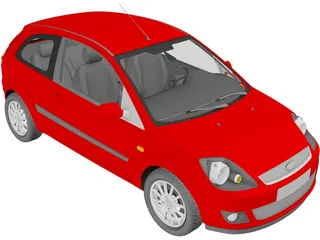 Ford Fiesta (2006) 3D Model