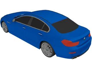 BMW 6-Series Gran Coupe (2013) 3D Model