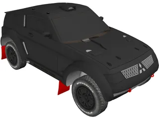 Mitsubishi Pajero EVO MPR11 3D Model