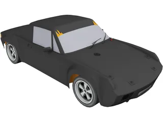 Porsche 914 GT 3D Model