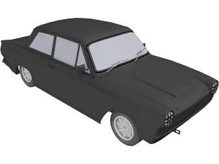 Lotus Cortina GT 3D Model