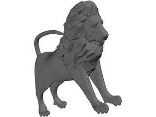 Lion 3D Model