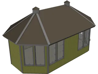 Summerhouse 3D Model