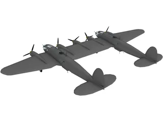 Heinkel He 111Z 3D Model