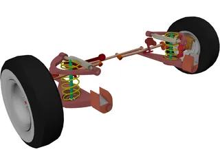 Chevrolet Front Suspension 3D Model